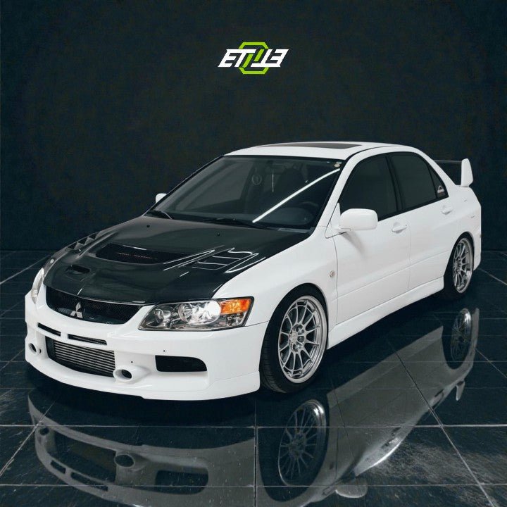 ETi Mitsubishi Evo 8/9 C - West Style Carbon Fiber Hood - Elite Ti