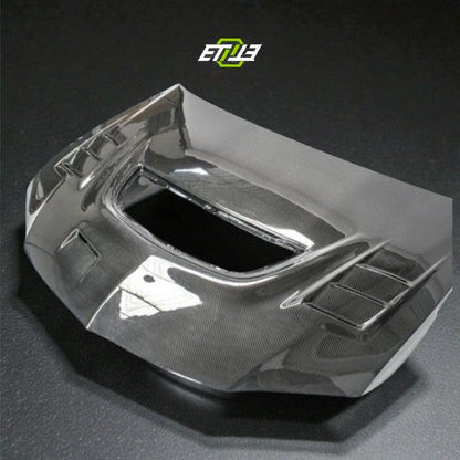 ETi Mitsubishi Evo 8/9 C - West Style Carbon Fiber Hood - Elite Ti