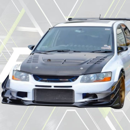 ETi Mitsubishi Evo 8/9 Cyber Street Style Front Bumper - Elite Ti