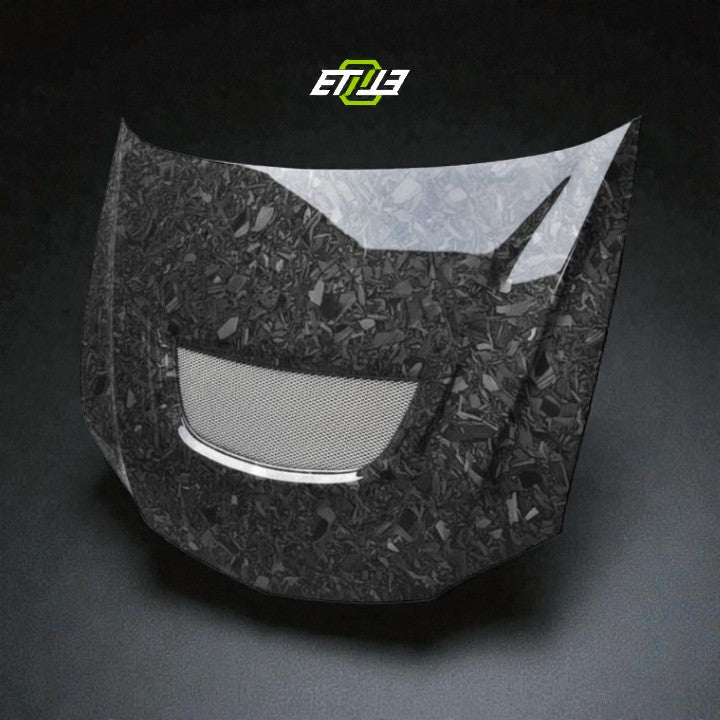 ETi Mitsubishi Evo 8/9 OEM - Style Carbon Fiber Hood - Elite Ti