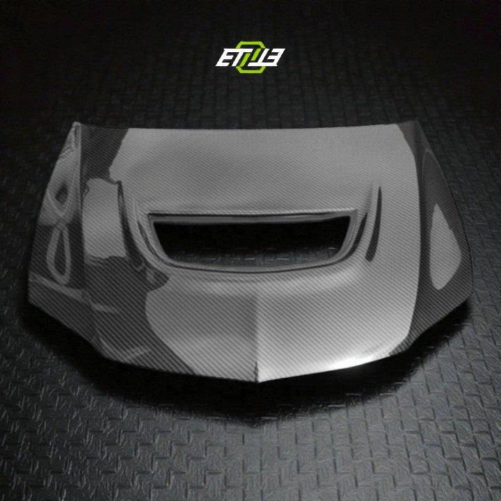 ETi Mitsubishi Evo 8/9 OEM - Style Carbon Fiber Hood - Elite Ti