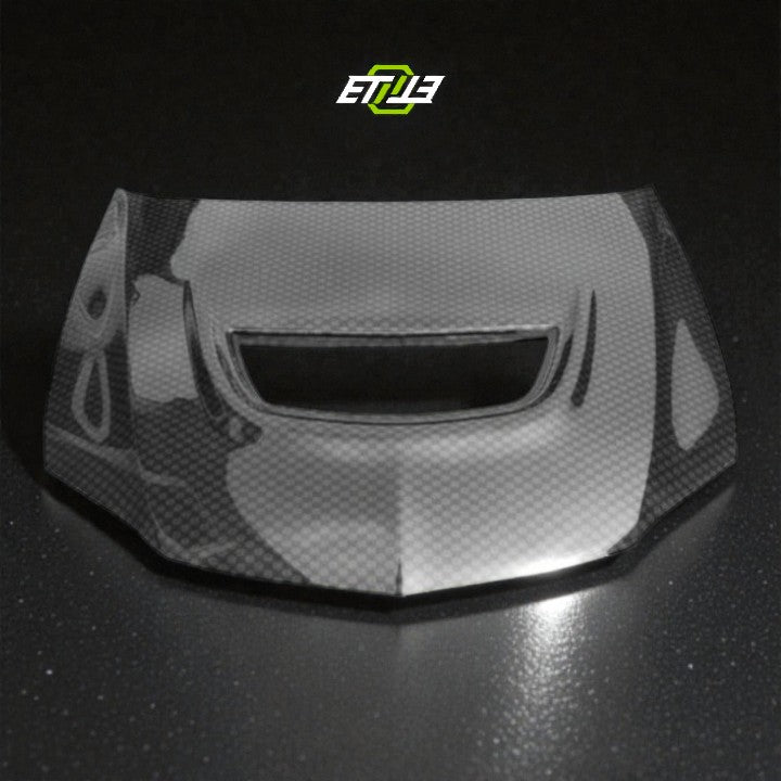ETi Mitsubishi Evo 8/9 OEM - Style Carbon Fiber Hood - Elite Ti