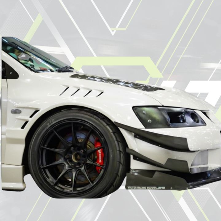 ETi Mitsubishi Evo 8/9 Time Attack Full Body Kit (Voltex) - Elite Ti