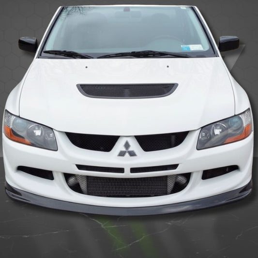 ETi Mitsubishi Evo 8Do - Luck D - Style Carbon Fiber Front Lip - Elite Ti