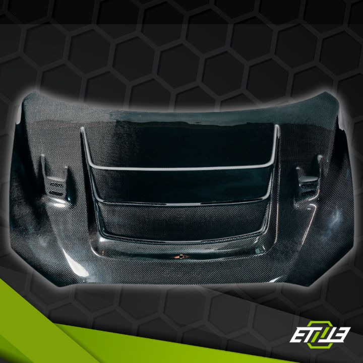 ETi Mitsubishi EVO X Mod X Vented Carbon Fiber Hood - Elite Ti