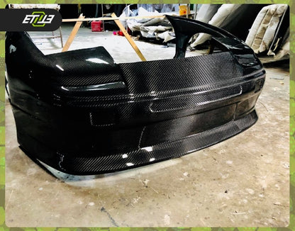 ETi Nissan 200SX Carbon Fiber Front Bumper - Elite Ti