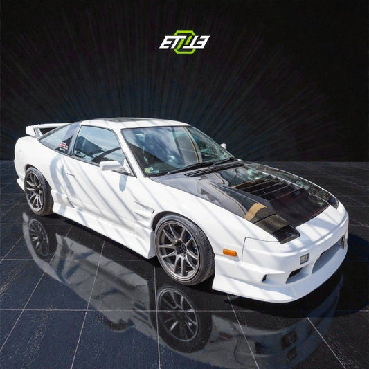 ETi Nissan 200SX D - Max Style Carbon Fiber Hood - Elite Ti