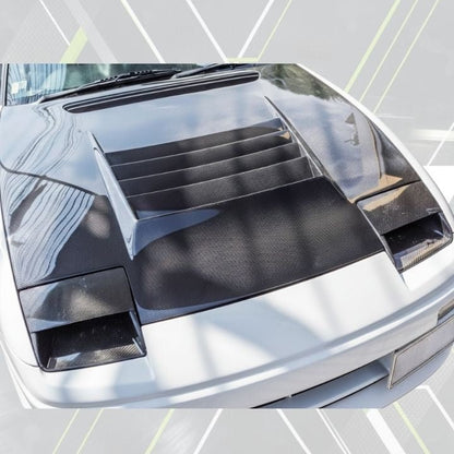 ETi Nissan 200SX D - Max Style Carbon Fiber Hood - Elite Ti