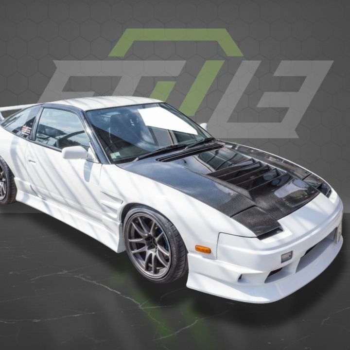 ETi Nissan 200SX D - Max Style Carbon Fiber Hood - Elite Ti