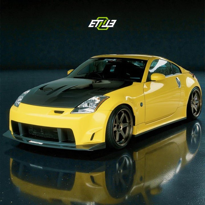 ETi Nissan 350Z ings Style Hood - Elite Ti