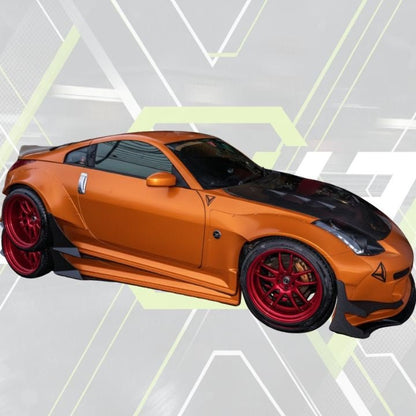 ETi Nissan 350Z Seido Side Skirts - Elite Ti