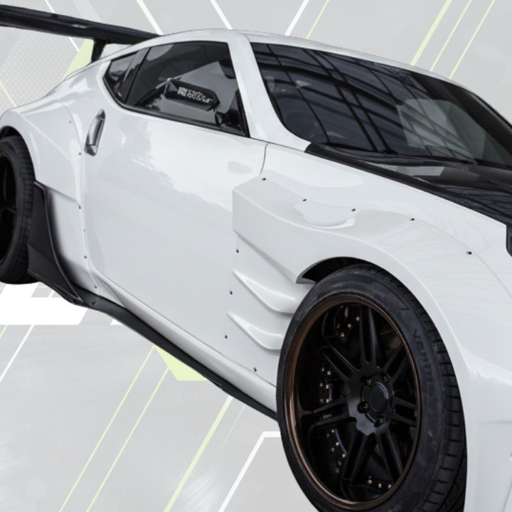 ETi Nissan 370Z Allure Side Diffuser - Elite Ti