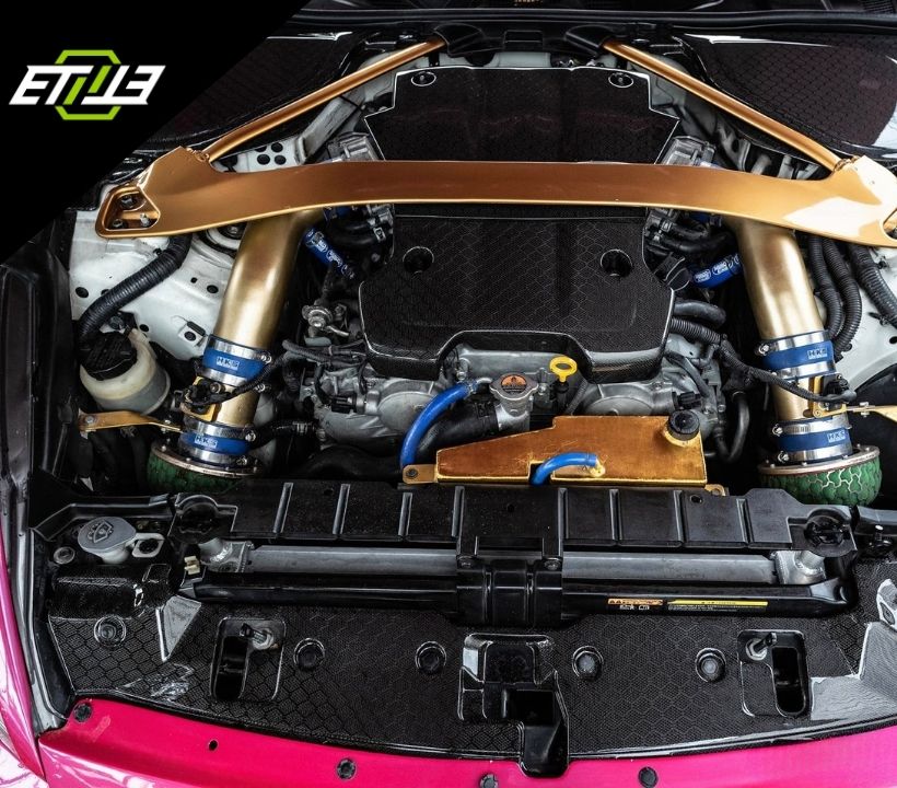 ETi Nissan 370Z Engine Bay Cover Kit – (5 - Piece Set) - Elite Ti