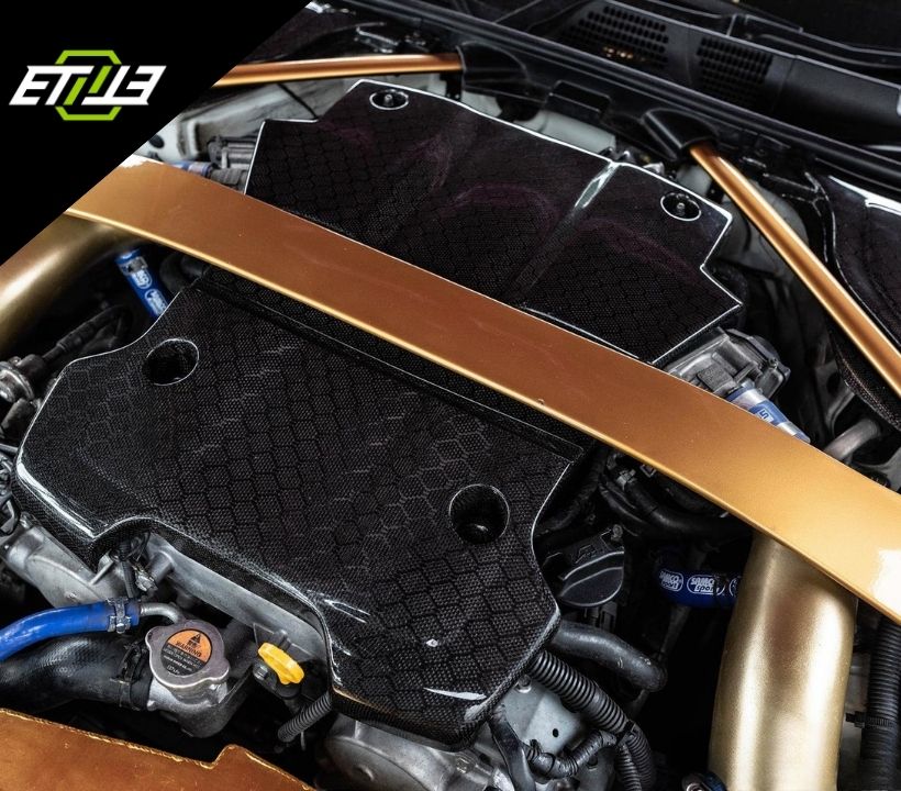 ETi Nissan 370Z Engine Bay Cover Kit – (5 - Piece Set) - Elite Ti