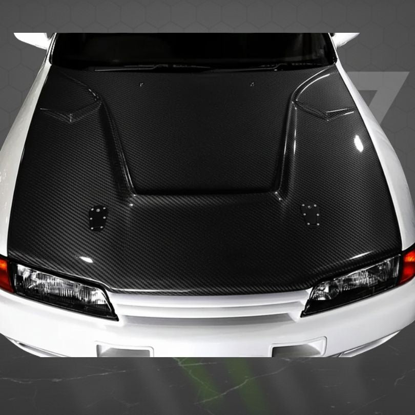 ETi Nissan R32 GTR Top Secret Style Hood - Elite Ti