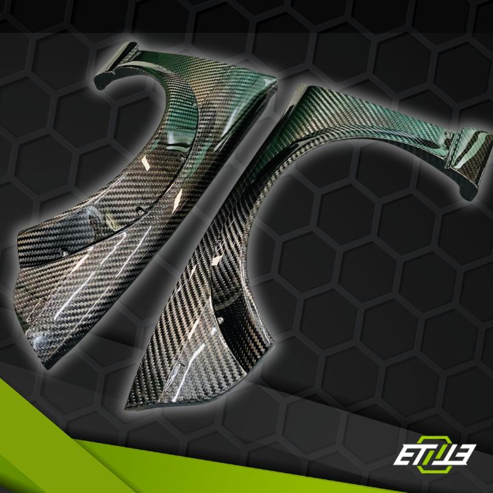 ETi Nissan S14 Carbon Fiber Front Fender Rocket Bunny Style - Elite Ti