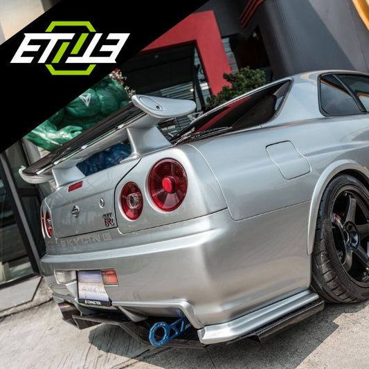 ETi Nissan Skyline R34 Tail Light Covers - Elite Ti