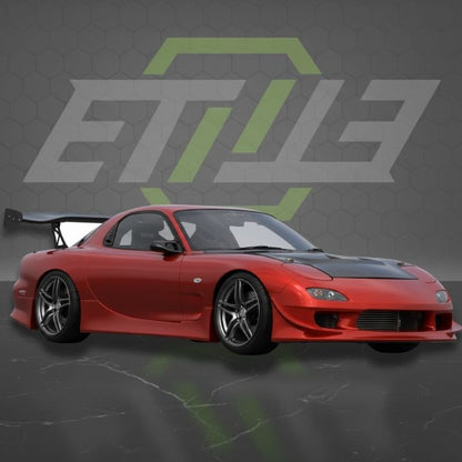 ETi RX - 7 FD3S VRTX Style Side Skirts - Elite Ti