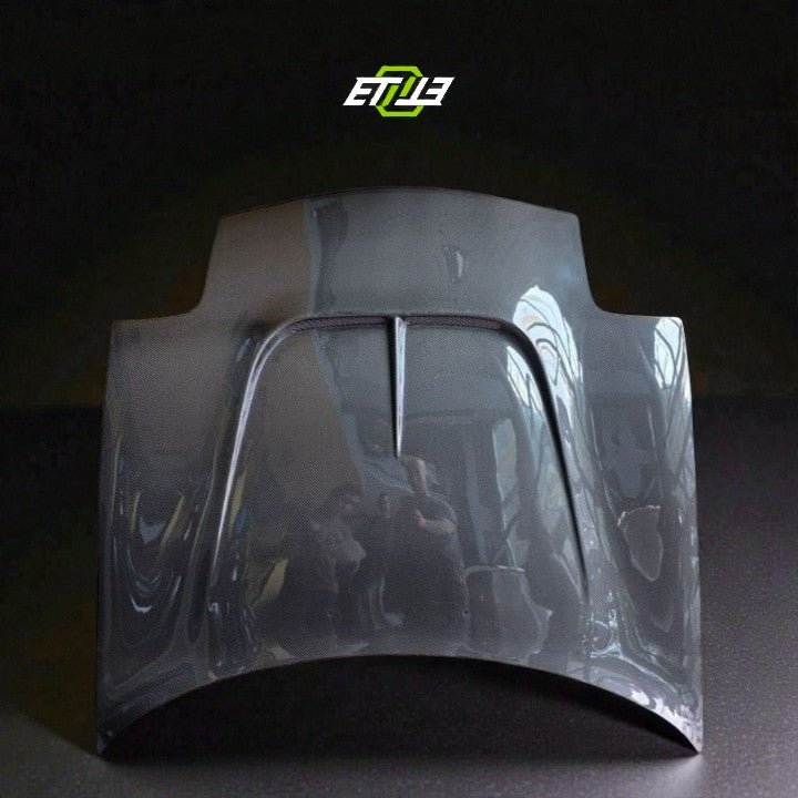 ETi RX - 7 Mazdaspeed Style Carbon Fiber Hood - Elite Ti