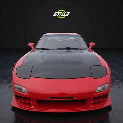 ETi RX - 7 Mazdaspeed Style Carbon Fiber Hood - Elite Ti