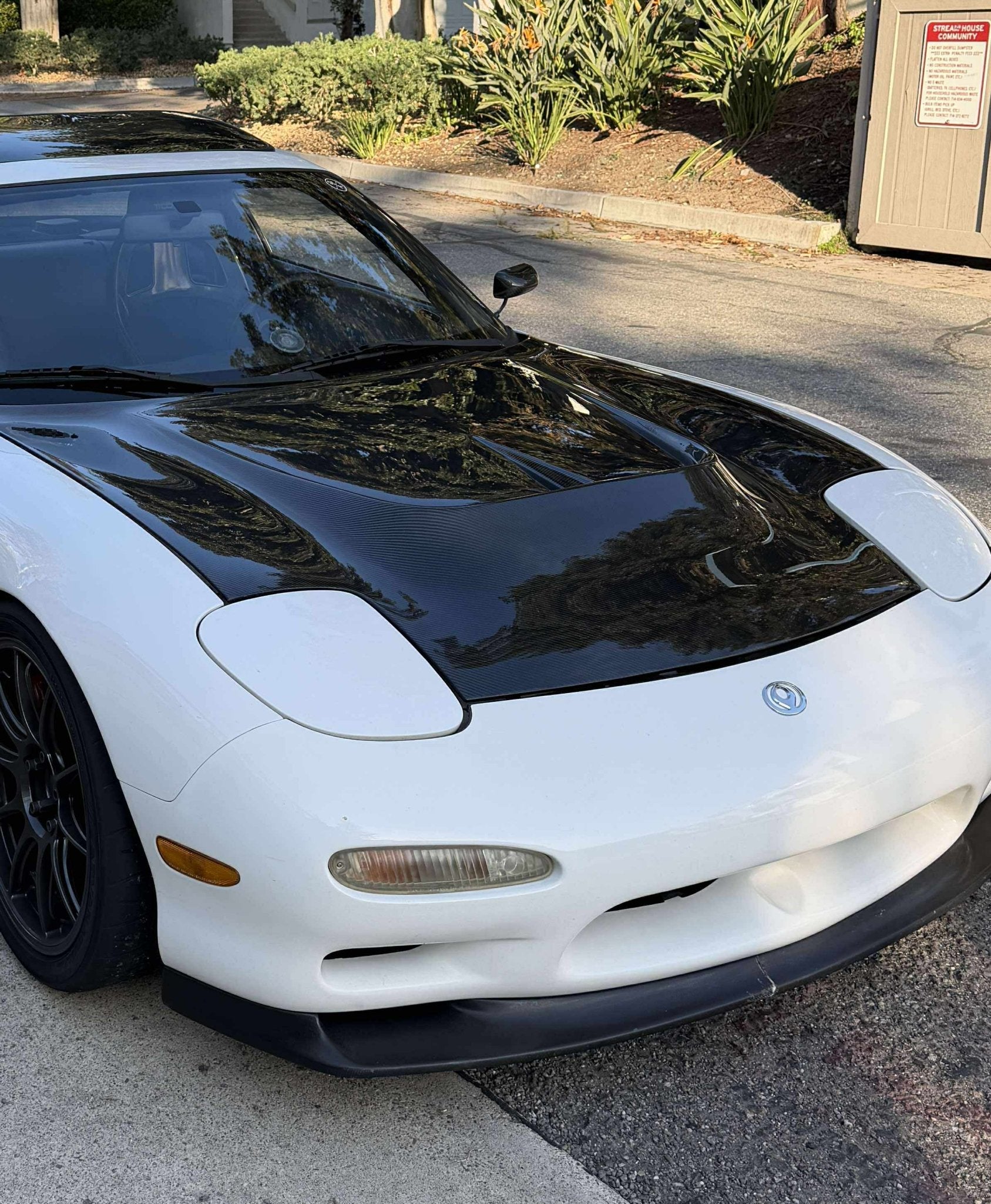 ETi RX - 7 V8 MS Style Hood - Elite Ti