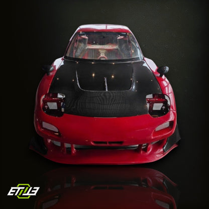 ETi Mazda RX-7 (FD3S) V8 MS-Style Carbon Fiber Hood