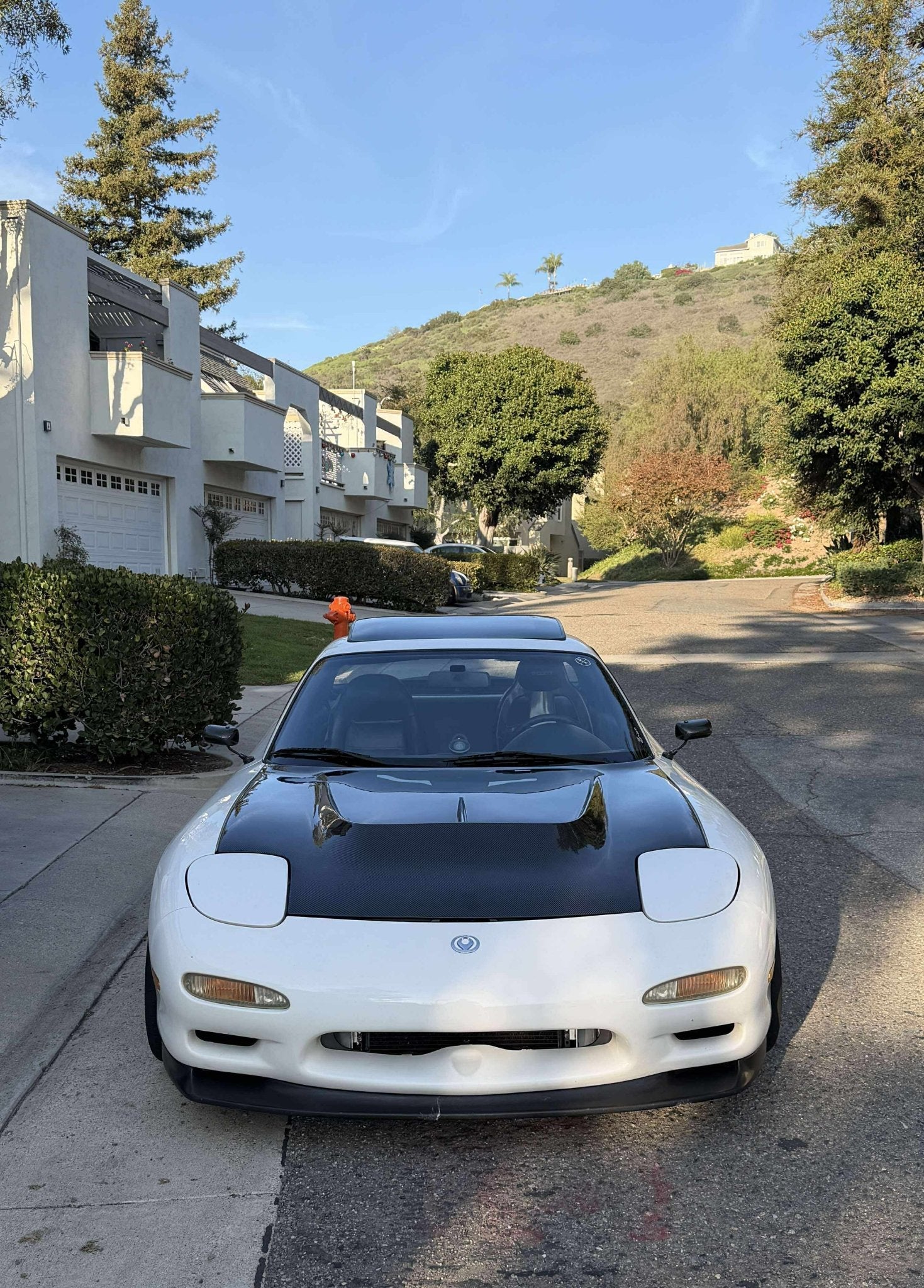 ETi RX - 7 V8 MS Style Hood - Elite Ti