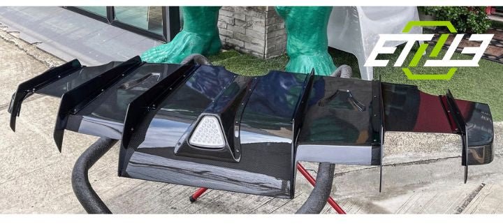 ETi RX - 8 Rear Bumper Diffuser - Elite Ti