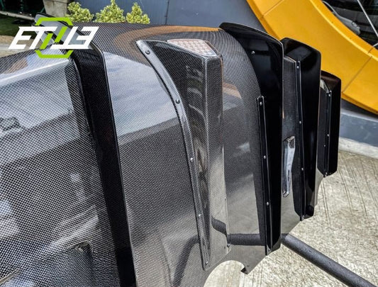 ETi RX - 8 Rear Bumper Diffuser - Elite Ti