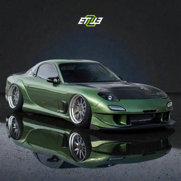 ETi RX7 Suzuka Style Carbon Hood - Elite Ti