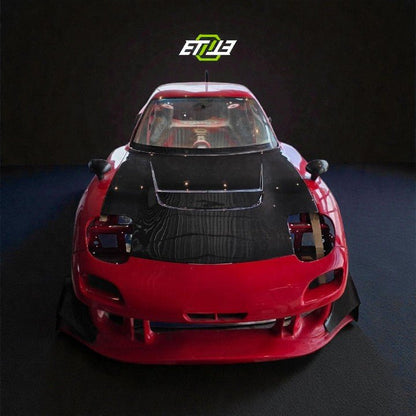 ETi RX7 Suzuka Style Carbon Hood - Elite Ti