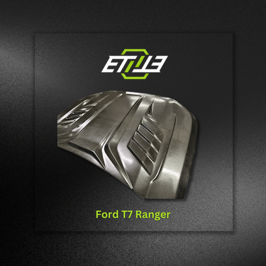 ETi T7 Ford Ranger Vented Carbon Fiber Hood - Elite Ti