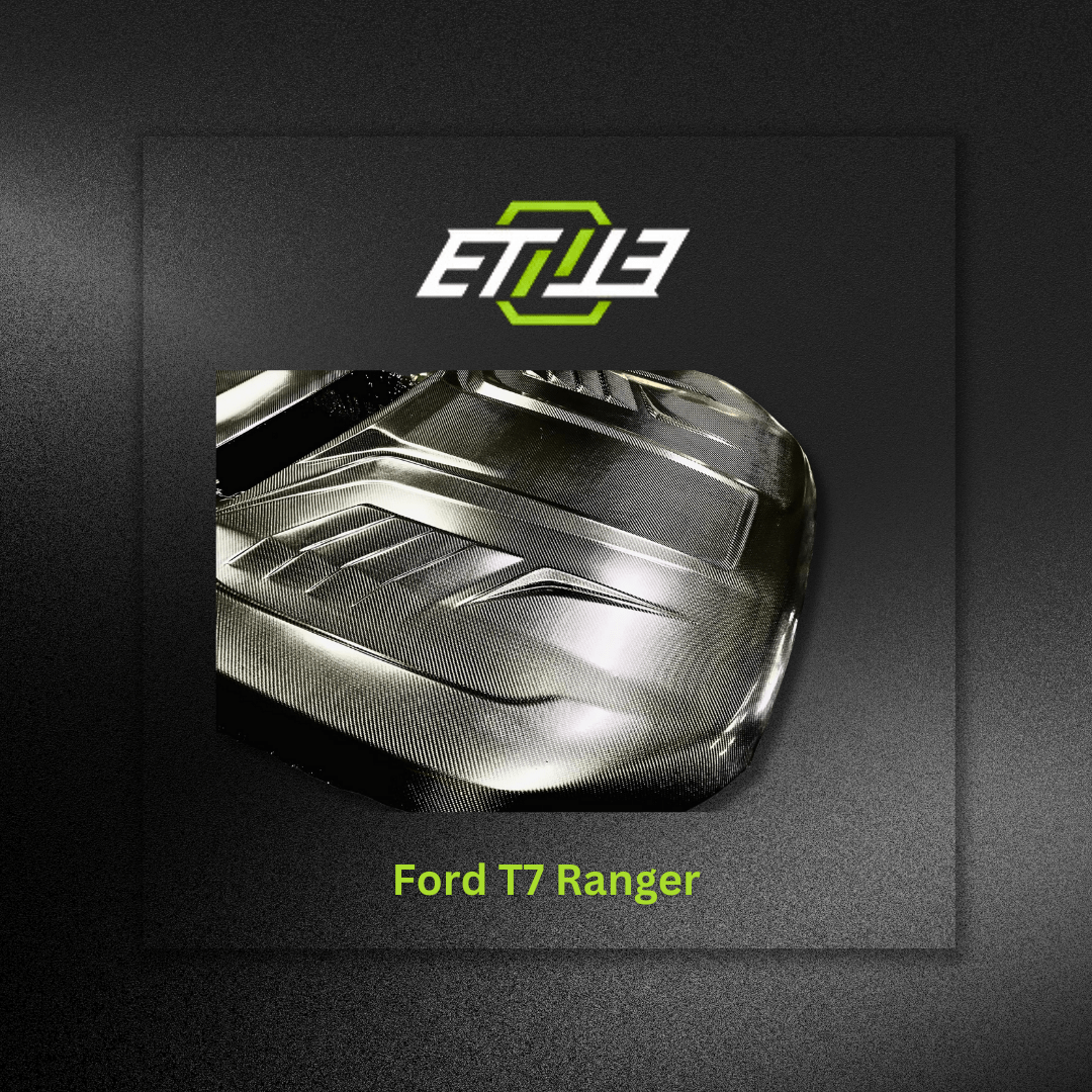 ETi T7 Ford Ranger Vented Carbon Fiber Hood - Elite Ti