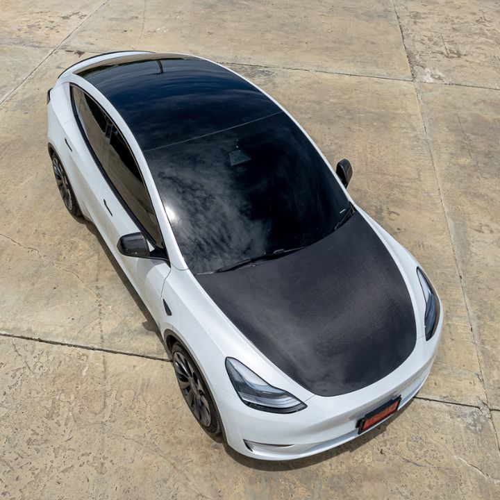 ETi Tesla Model 3 Dry Carbon Hood - Elite Ti