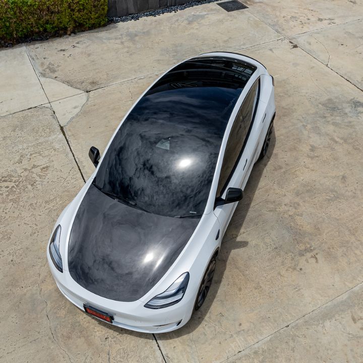 ETi Tesla Model 3 Dry Carbon Hood - Elite Ti