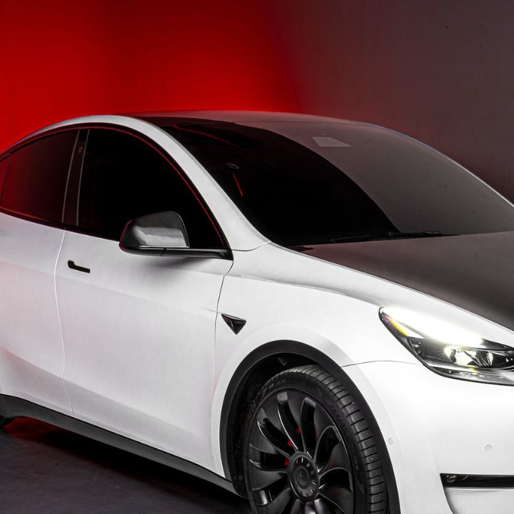 ETi Tesla Model 3 Dry Carbon Mirror Caps - Elite Ti