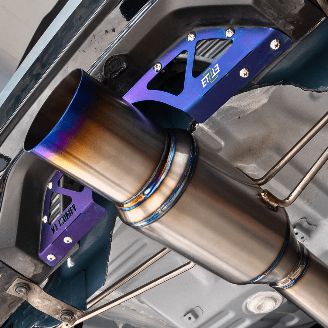 ETi Titanium Full Exhaust FK Civic - Elite Ti