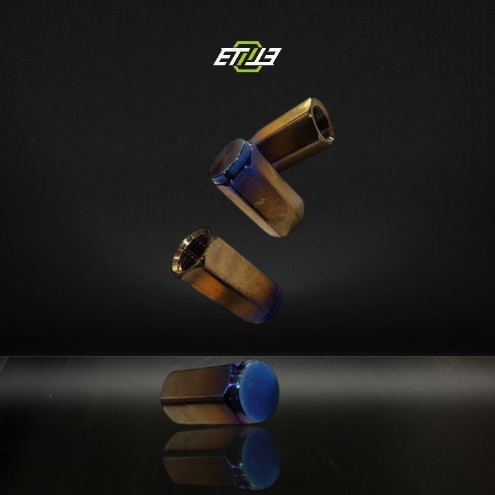 ETi Titanium Valve Stem Caps - Elite Ti