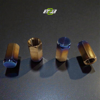 ETi Titanium Valve Stem Caps - Elite Ti