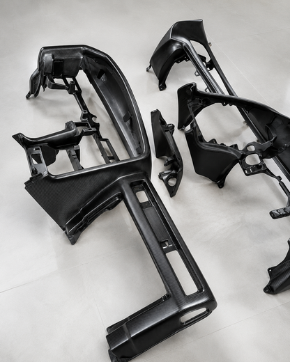 ETi Toyota Supra MK3 A70 carbon fiber dashboard components