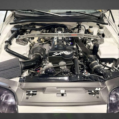 ETi Toyota Supra MKIV Carbon Fiber Cooling Panel - Elite Ti