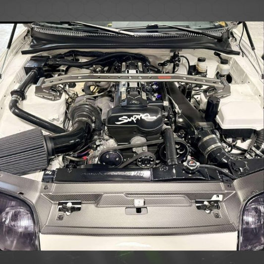 ETi Toyota Supra MKIV Carbon Fiber Cooling Panel - Elite Ti