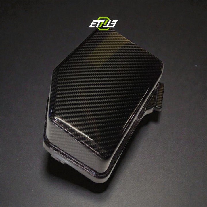 ETi Toyota Supra MKIV Carbon Fiber Fuse Box Cover - Elite Ti