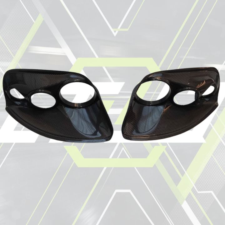 ETi Toyota Supra MKIV Carbon Fiber Headlight Bezels - Elite Ti