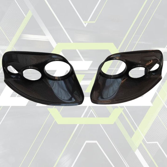 ETi Toyota Supra MKIV Carbon Fiber Headlight Bezels - Elite Ti