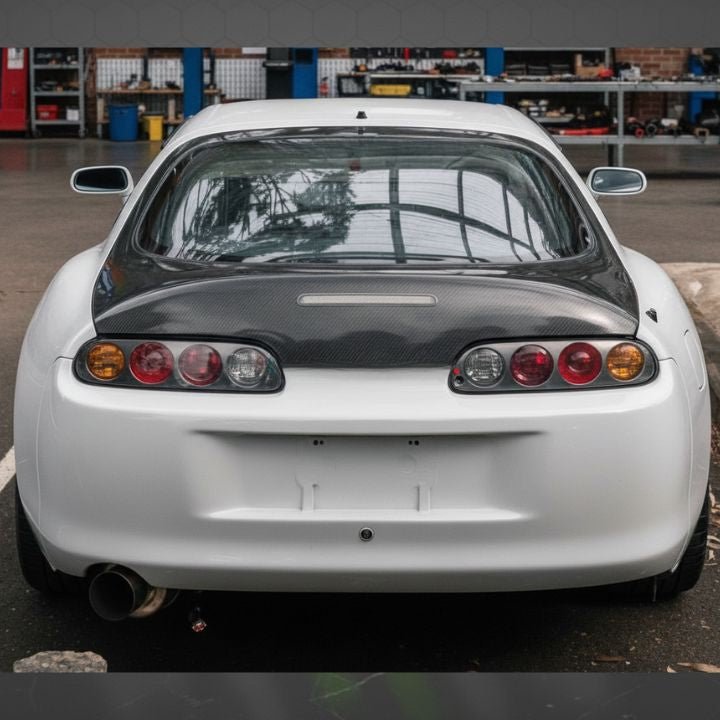 ETi Toyota Supra MKIV Carbon Fiber Rear Hatch - Elite Ti