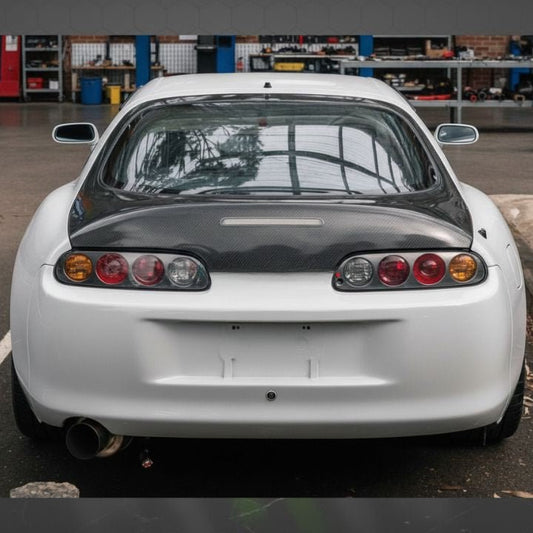 ETi Toyota Supra MKIV Carbon Fiber Rear Hatch - Elite Ti