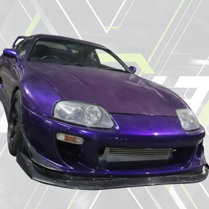 ETi Toyota Supra MKIV Ridox Style Front Bumper Canards - Elite Ti