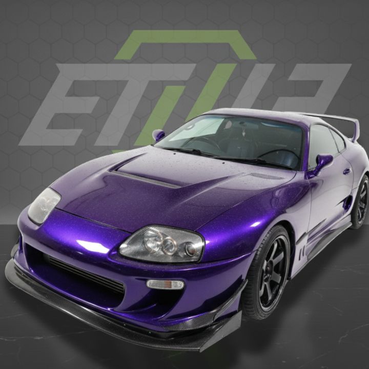 ETi Toyota Supra MKIV Ridox Style Front Bumper Canards - Elite Ti