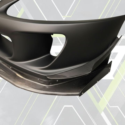 ETi Toyota Supra MKIV Ridox Style Front Bumper Canards - Elite Ti